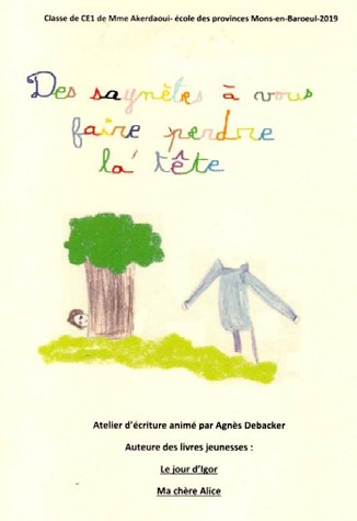 Couverture : Des saynètes à vous faire perdre la tête, CE1 Mons-en-Barœul