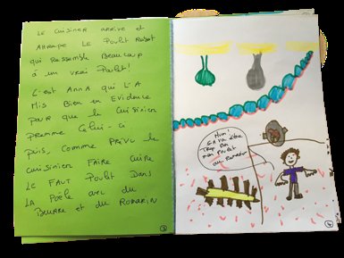 Pages intérieures du livre « Le Poulet »